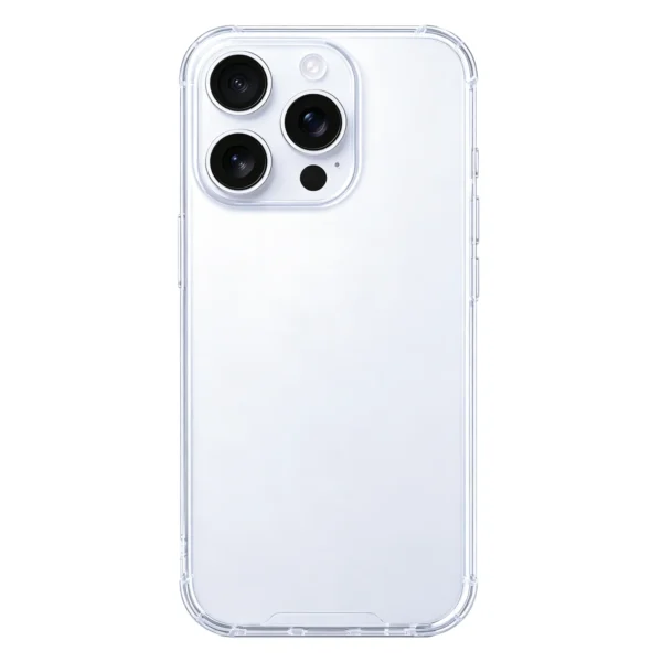 Rixus Anti-Burst Case For Apple iPhone 15 Pro Transparent