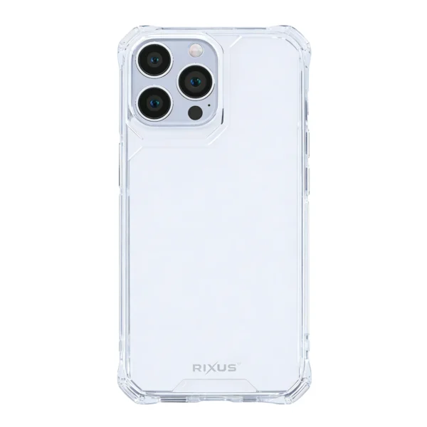 Rixus Anti-Burst Case With MagSafe Compatible For Apple iPhone 14 Pro Max Transparent