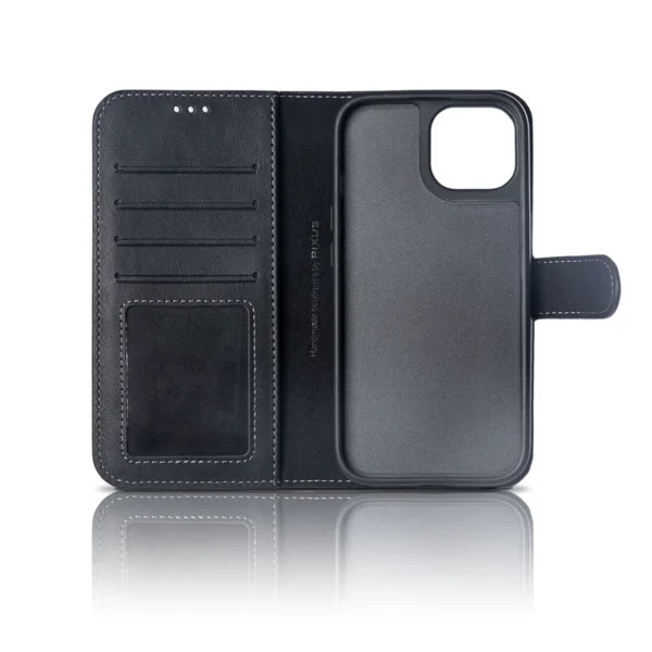 Rixus Duo Magnetic Detachable Wallet For Apple iPhone 12 Pro Max Black